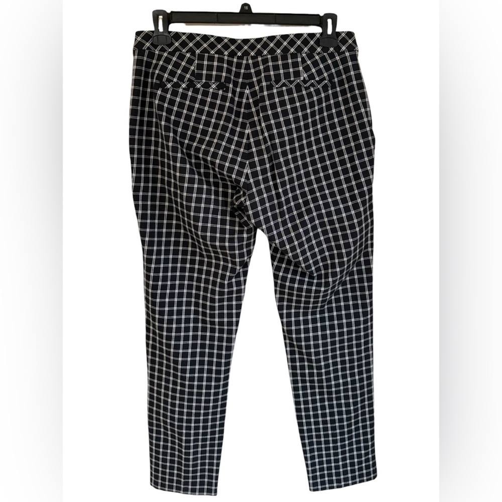 J. Jill Preppy Black/White Checkered Women's Pants. 12 Tall. Like new condition! - Picture 4 of 11
